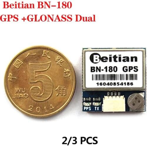 BEITIAN BN-180 Small Size GPS Module GLONASS Dual GNSS UART TTL level GPS Modules For RC Drone CC3D F3 Flight Controller Parts