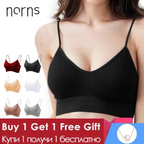 Norns Bralette Push Up Bra Cotton Female Bras for Women Fitness Tops Brassiere Underwear lingerie Wire Free Seamless A B C