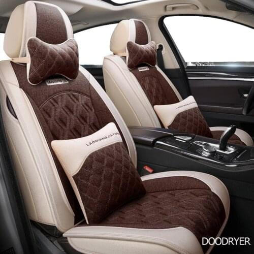 DOODRYER flax car seat covers for infiniti fx fx35 fx37 g25 g35 q50 q60 qx50 q70L qx56 qx60 qx70 qx80 jx35 ESQ seat cover cars
