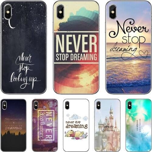 For Huawei P30 P40 P20 P7 P8 P9 P10 Lite Plus Pro 2015 2016 2017 Mini Soft Cases Covers Never-Stop-Dreaming-Life-quotes