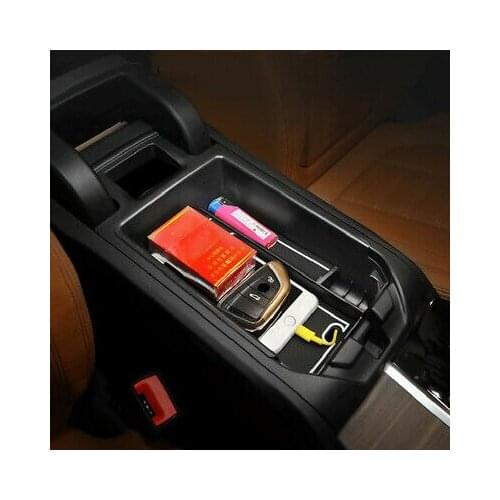 Black Interior Armrest Storage Box Holder for BMW X3 G01 2018 - 2019
