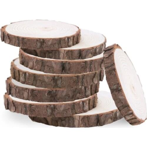 10pcs Wood Slices Diy Craft Decorations For Birthday Party Kids Table Number Cards Wedding Decoration Gifts