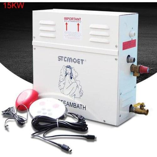 15KW 18kw 220v 380V Steam Generator Household Steam Bath Sauna Dry Stream Furnace Wet Steam Steamer Digital Controller