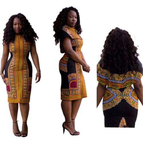 African Dresses For Women African Clothes Dashiki Dress Print Dashiki Ladies Clothing Ankara Plus Size Africa Women Dress