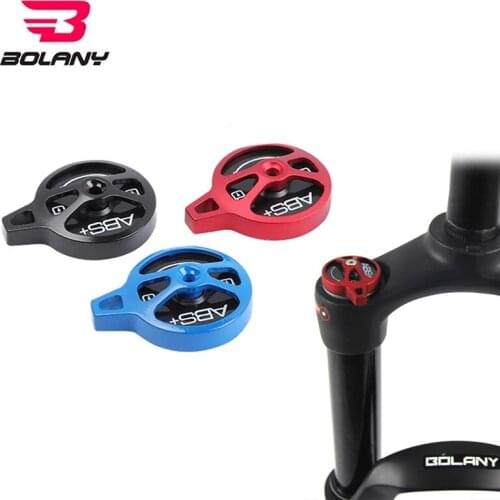 BOLANY MTB Bicycle Fork Supension Lock Cover Shoulder Control Damper Fork Speed Lock Cover Mountain Bike Fork Switch Bike Parts