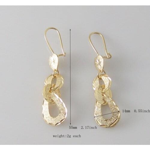 MIN ORDER 10$ / NEW - GOLD GP TALL 2.17 inch WATER DROP OVAL SHAPE LINKS CHARMS AS DANGLER EARRING BIGGEST WIDTH 14 MM 0.55"