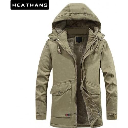 -20 Degree Mens Winter Plus Velvet Jacket Hooded Male Thicken Military Jacket Parkas Tactical Fur Lined Warm Men Hoodies Jacket