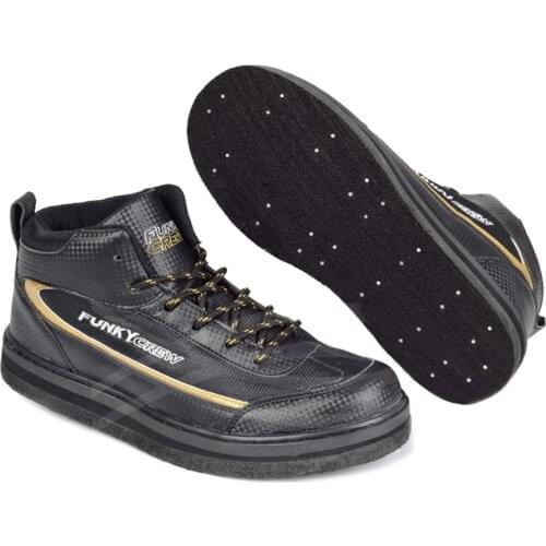 Fly Fishing Shoes Aqua Sneakers Breathable Rock Sport Wading Waders Felt Sole Boots Quick-drying No-slip Outdoor Water Shoes Man