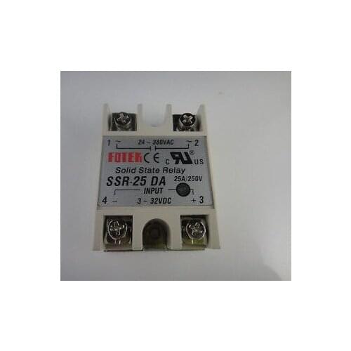 New Solid State Relay SSR-25DA 25A /250V 3-32VDC