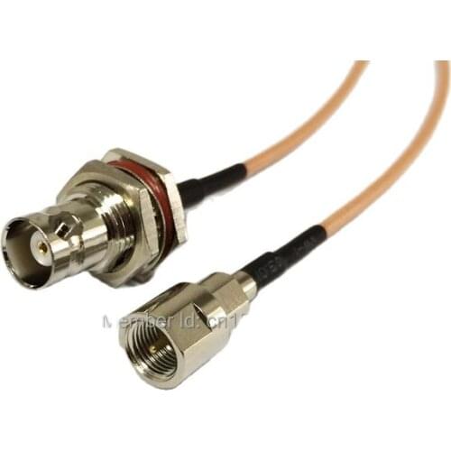 New Modem Coaxial Cable BNC Female Jack Connector To FME Male Plug Connector RG316 Cable Pigtail 15CM 6" Adapter