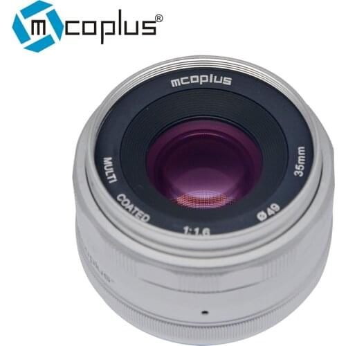 Mcoplus 35mm F/1.6 Large Aperture Manual Focus lens APS-C for Fujifilm XT1 X-T20 X-T2 X-T3 X70 XE1 X30 X70 XM1 XA1 XPro1