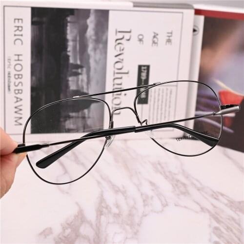 Rockjoy Aviation Eyeglasses Frames Male Women Memory-alloy Glasses Men Spectacles for Prescription Reading Myopia Lens