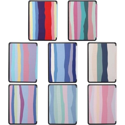 PC Tablet E-book Back Rainbow Cover for 10th J9G29R 6 Inch 2019 Shockproof Waterproof Case