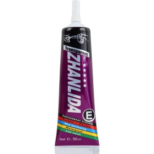 Zhanlida E 50ML Clear Contact Phone Repair Adhesive DIY Glue With Precision Applicator Tip