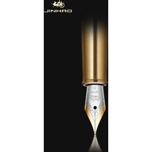 Luxury Jinhao Fountain Pen Matte Medium Ink Pens High Quality Dolma Kalem School Office Name Gift Stationery