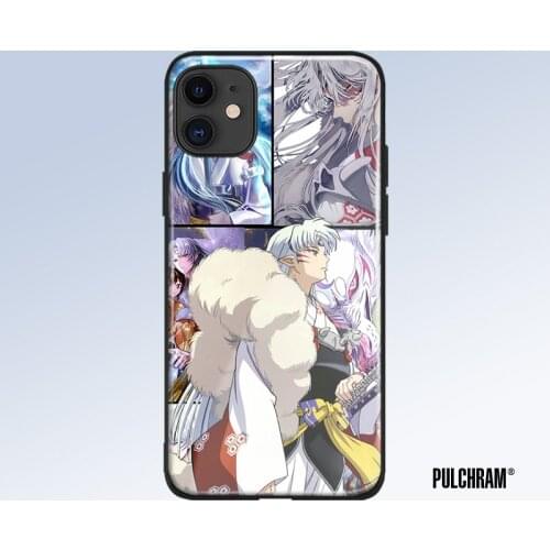 Sesshomaru InuYasha anime Tempered Glass Soft Silicone Phone Case Cover Shell For iPhone SE 6s 7 8 Plus X XR XS 11 Pro Max