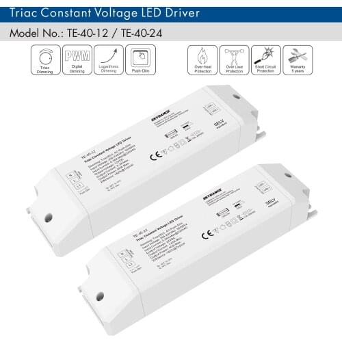 Triac LED Driver Dimmable Constant Voltage 1CH 40W AC 220V to DC 12V 24V PWM Digital Dimming Triac Driver 12V for LED Light Tape
