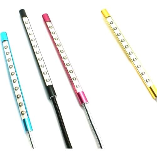 USB Eye Protection Lamp, Notebook Night Light Computer Mobile Power Supply Computer Reading Light Red, Black, Blue, Gold