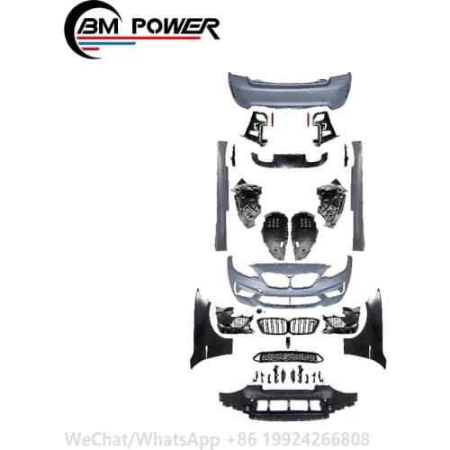 High quality f22 to f87 M2C bodykit wide fit for high quality f22 f23 to f87 M2C wide body kit bumper skirt fender bodykits