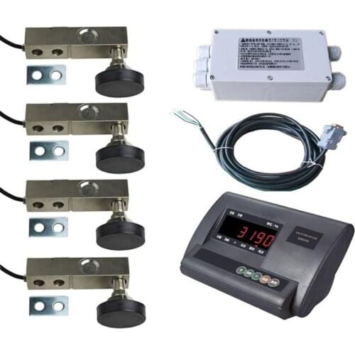 Yaohua 12E indicator small floor scale parts load meter (0-3Tons RS232 ) load cell YZC-320C Indicator XK3190-A12+E