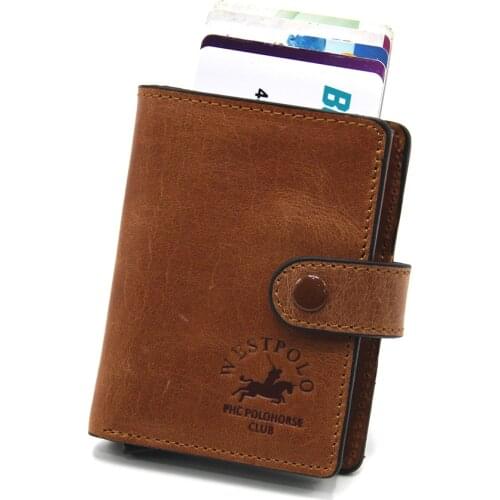 West Polo Taba Erkek Crazy Deri Mekanizmalı Cüzdan 6205530