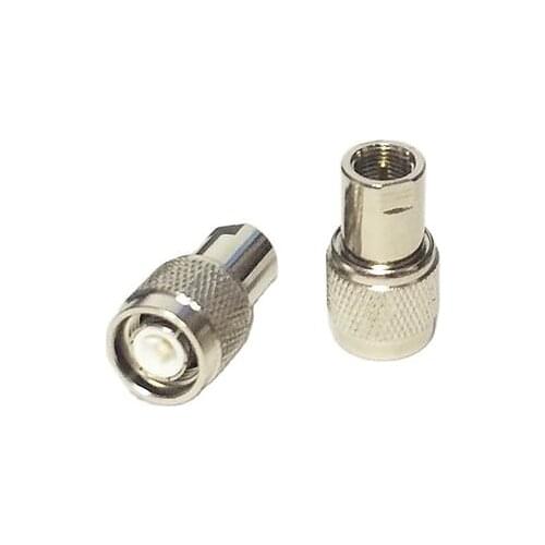 1pc NEW TNC Male Plug to FME Male Plug RF Coax Adapter convertor Straight Nickelplated wholesale