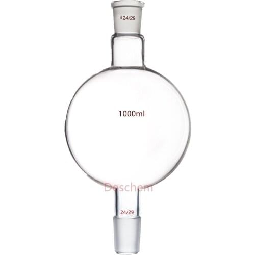 1000ml,Chromatography Reservoir Glass Flask,both 24/29 Joints,1L,Lab Glassware