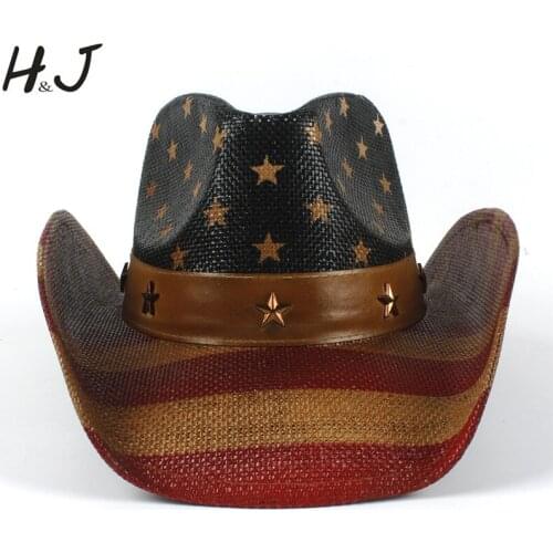 2020 Fashion Men Sun Hat Summer Sun Sombrero Hombre cowboy Hat Sun Cap Beach hat