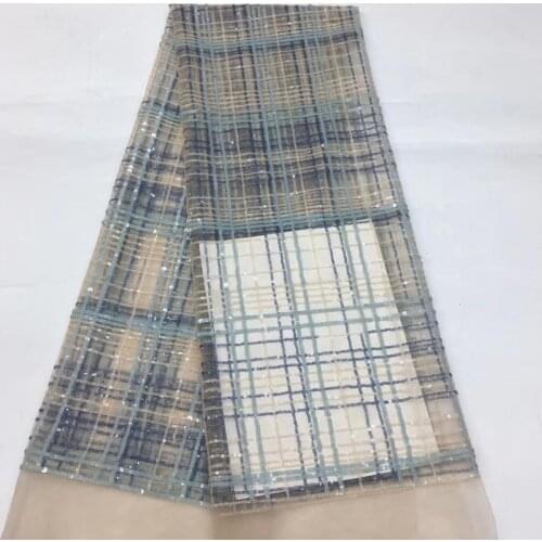 3+5%/fresh and elegant lattice sequin embroidery French tulle lace African lace fabric skirt dress design fabric