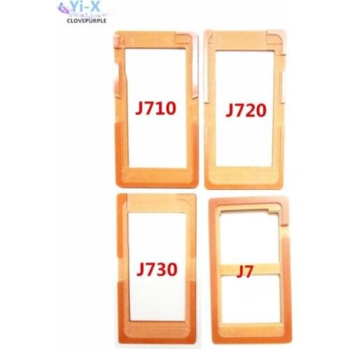 4PCS/LOT Glue Mould LCD screen glass Mold Holder for samsung galaxy J7 J710 J720 J730 oca molds for J7 2015 2016 2017