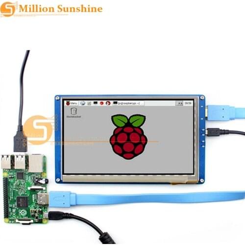 7 inch Raspberry pi 2/3 LCD display touch screen 7inch HDMI LCD (B), supports various systems