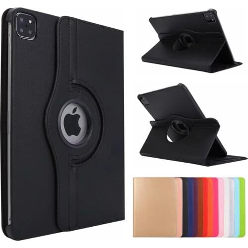 For iPad 2020 2021 Case 12.9 inch Tablet Case 360 Rotating Leather Stand Protective Cover Funda For iPad Pro 12 9 Case 2021 2020