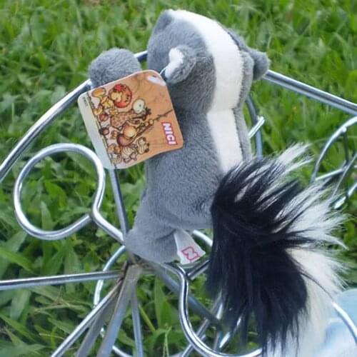Classic gray skunk Hot Sale cute Plush toys Fridge Magnet refrigerator Fridge Magnet stuffed animals