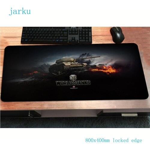 World of tanks mousepad gamer HD print 800x400x3mm gaming mouse pad large notebook pc accessories laptop padmouse ergonomic mat