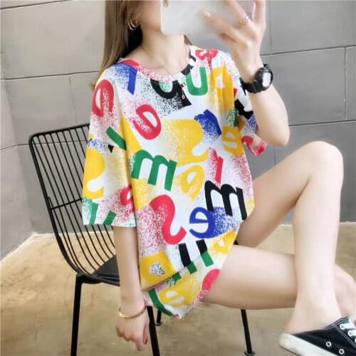 Cute cartoon sweet girls t-shirt japanese streetwear harajuku pink kawaii casual tops ulzzang vintage loose summer woman tshirts