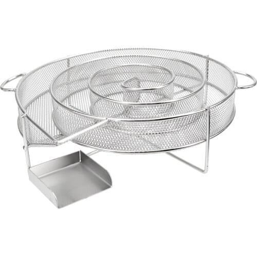 Smoker Salmon Bacon Fish Mini Apple Wood Chip Smoking Box Cold Smoke Generator Steel Barbecue Grill Smoker Wood Dust