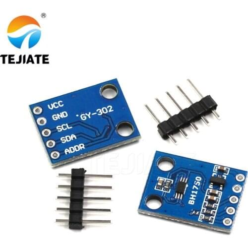 1PCS GY-302 BH1750 Light intensity + illuminance Sensor Module Sensitive induction Modular unit
