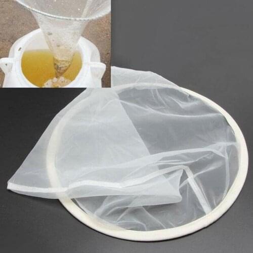 1PCS Nylon Cone-shape Honey Strainer Mesh Fiber Net Purifier Layer Single Tools Beekeeping Equipment White Apiary N8A5