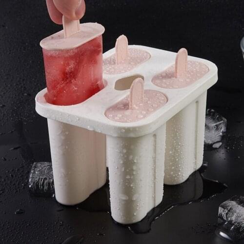 2020 Simple New Ice Cream Mold Household Popsicle Popsicle Ice Cream Self Made Quick Freezer with Box Cover Seal Ice Cream Tools