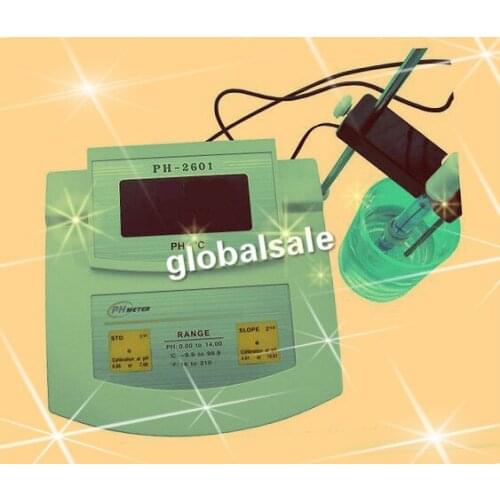 PH-2601 PH/Temp Meter Bench top PH Tester Bench PH and temperature testing meter PH testing instrument