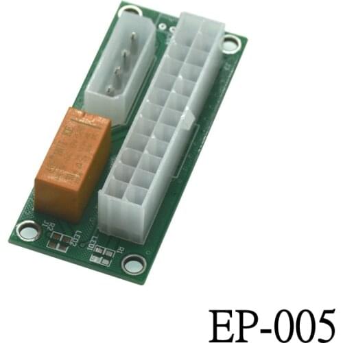 Add2psu VER004 ATX 24Pin To Molex 4Pin SATA Dual PSU Power Supply Sync Starter Extender Card For BTC Miner Machine card cable