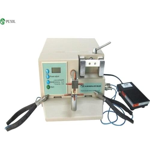 Micro Spot Welder Manual Spot Welder Micro Adjust Spot Welding Machine with Clamps HL-WDII