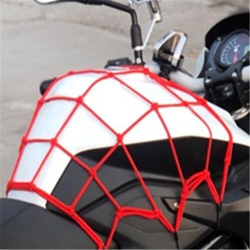 Motorcycle Modification Cargo Net Motorbike Helmet Mesh Storage Motorcycle Helmet Bungee Luggage Hold Down Storage Organiser Net