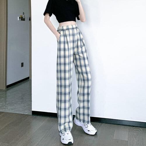 SKNG Women's Wide Trousers
