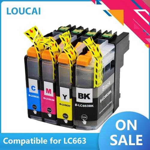 Compatible for LC663 LC 663XL ink cartridge for brother MFC-J2320 /J2720 MFC-J2320 MFC-J2720 printer LC-663 663XL lc 663 lc-663