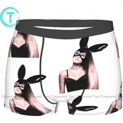 Ariana Grande Underwear Hot Polyester Sexy Trunk Male Pouch Customs Boxer Brief
