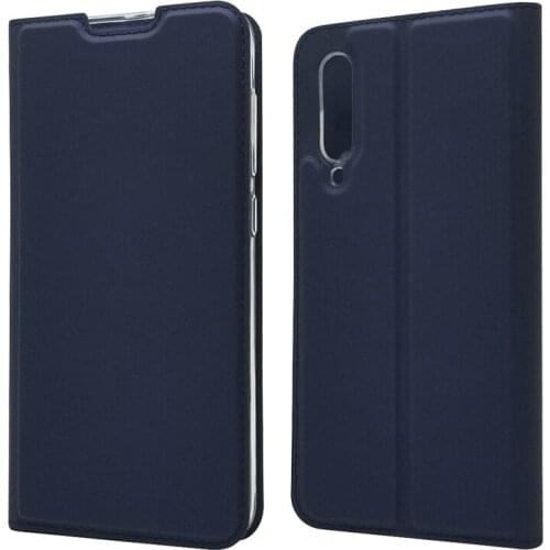 Ultra Slim Magnetic Case For Xiaomi Mi 9 SE Flip Stand Cover with card slots Fundas Protective Shell
