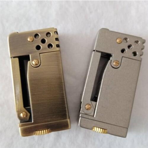 High-End Creative Retro Press Personality Lit Flint Kerosene Lighter Personality Temperament Gift
