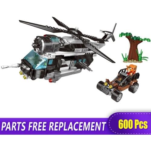 New Technic Building Blocks City Police Chasing the Poachers Series Intercept Hunt Chasing Poachers Set Bricks Toys Christmas Gi