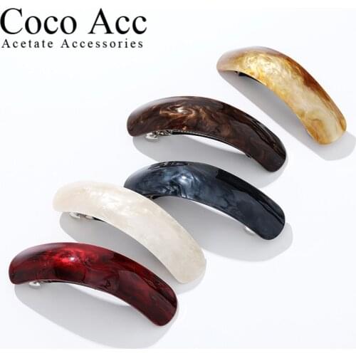 Mi Dairy wholesale price high quality 9cm large arch clip barrettes accessories for long thick hair women girls